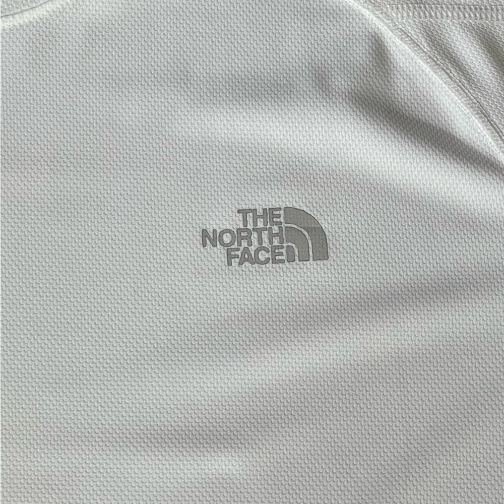 The Northface Mens Flash dry White Short sleeve Shirt Athletic Size Xl Logo - Picture 2 of 7